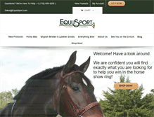 Tablet Screenshot of equusport.com